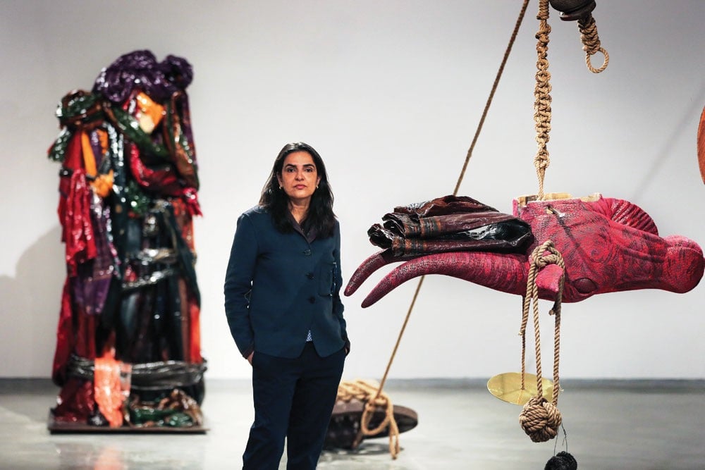 Bharti Kher é uma figura proeminente no cenário da arte contemporânea indiana