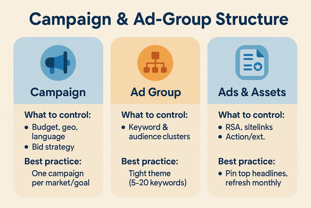 Microsoft ads structure
