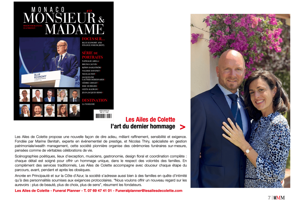 Article Monaco Monsieur & Madame