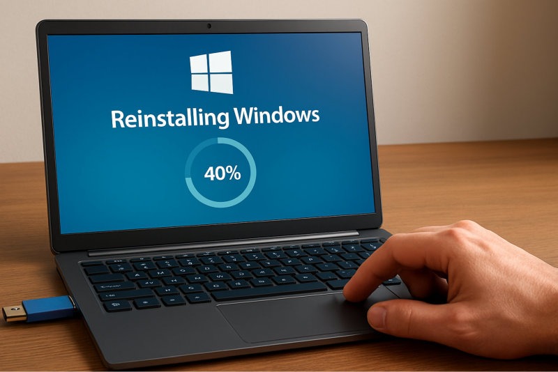 Reinstall Windows Now - Click Here