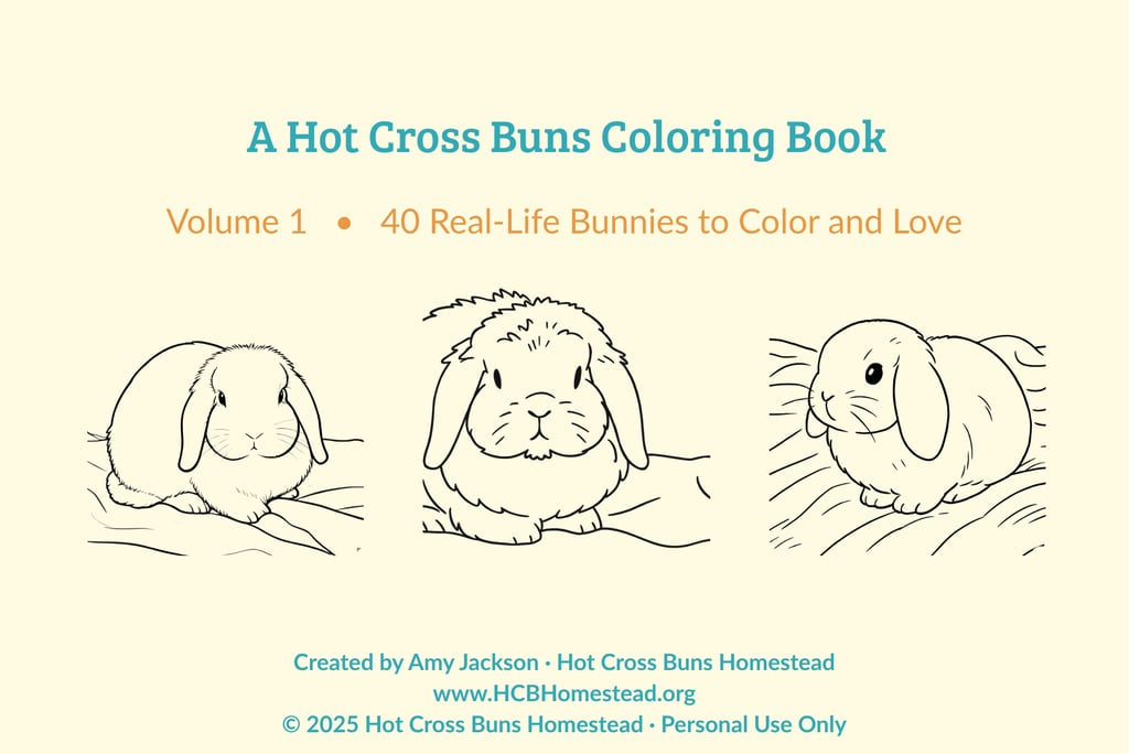Hot Cross Buns Coloring Book Volume 1