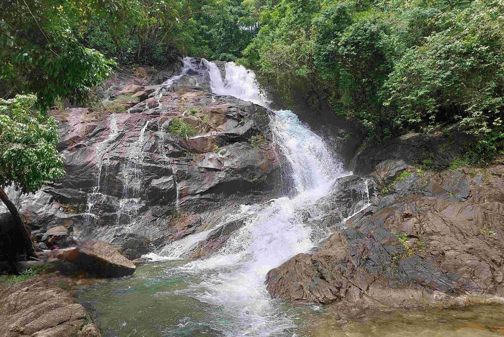 lampi waterfall khao lak thailand