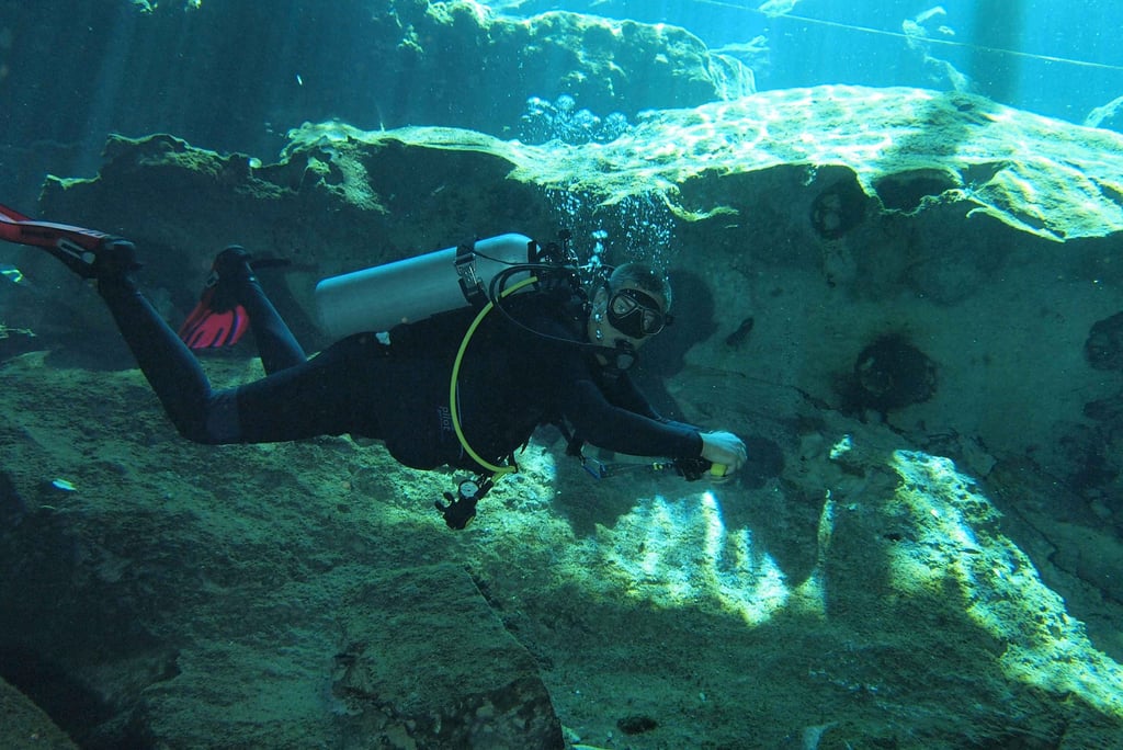 mexico chac mool cenote diving