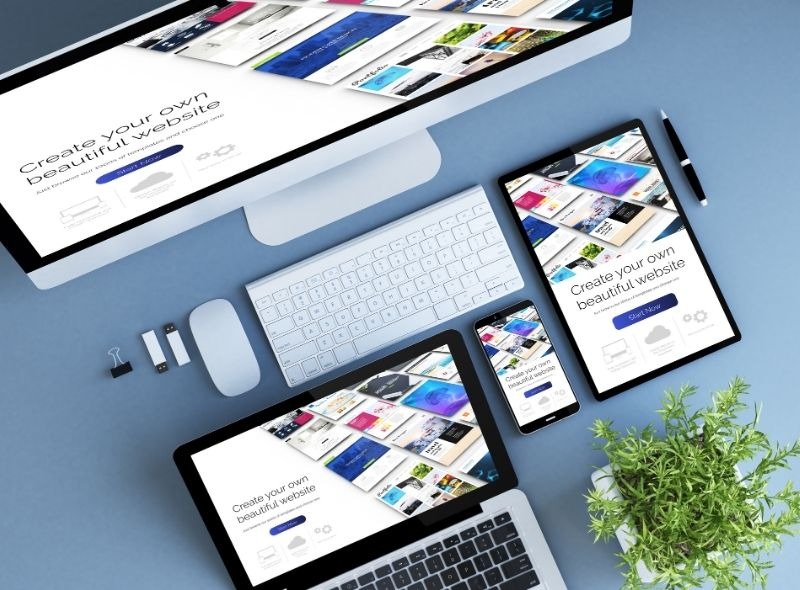 Example of a modern apartment website design with floor plans, tour scheduling, and responsive mobile layout.