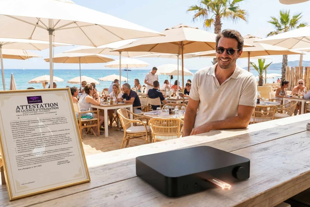 Clés USB libre de droits Sacem de musique commerciale 