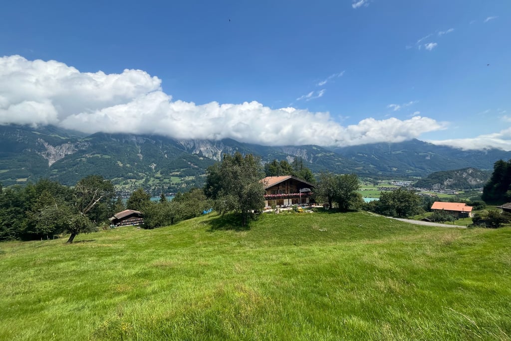 Pasture land outside of Giessbach