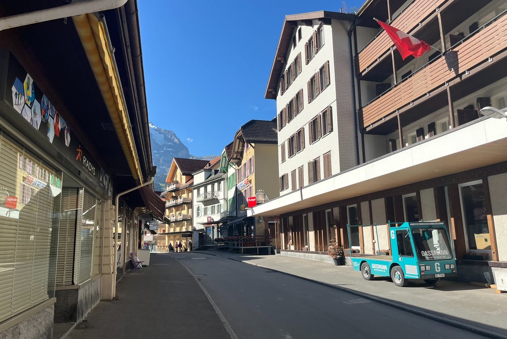 A typical view of Wengen