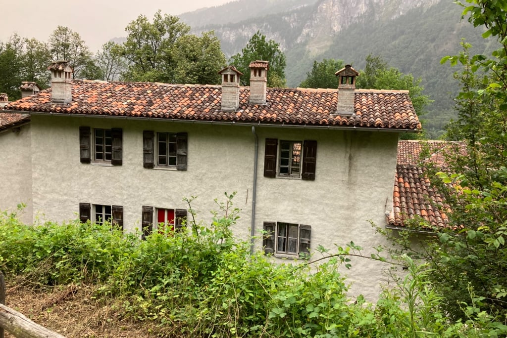 The farmhouse and osteria at Ballenberg