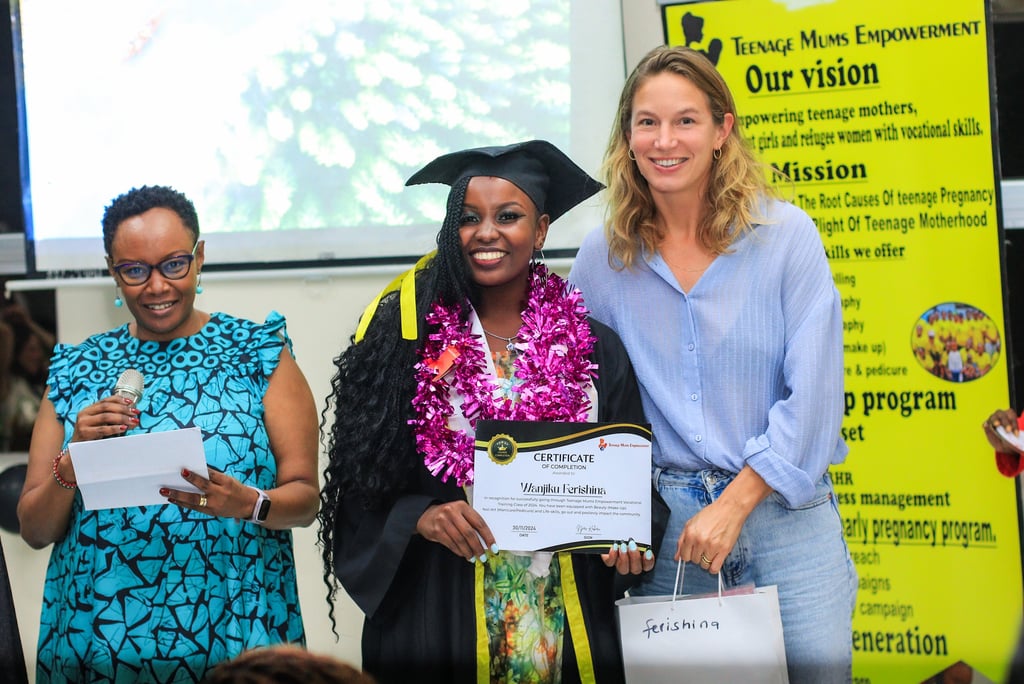 Teenage mums empowerment Graduation 2024 with our outstanding teens and honourable guests.