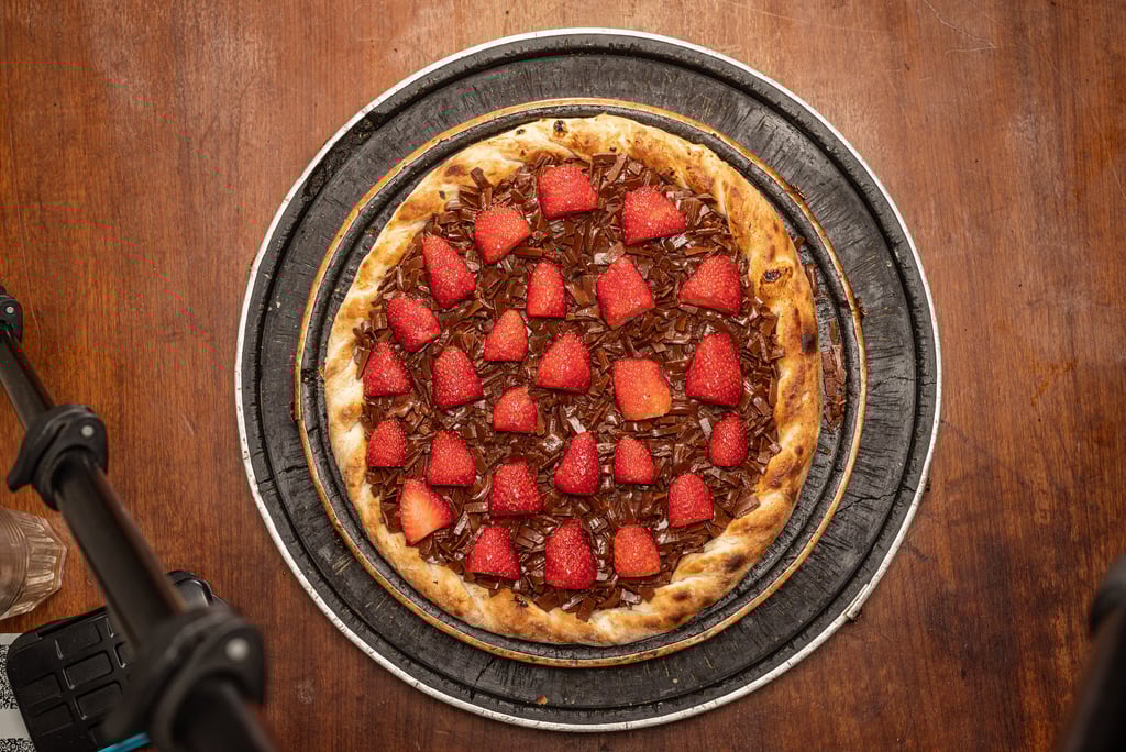 Pizzaria em Porto Alegre da Marquês Pizzaria , pizza doce deliciosa