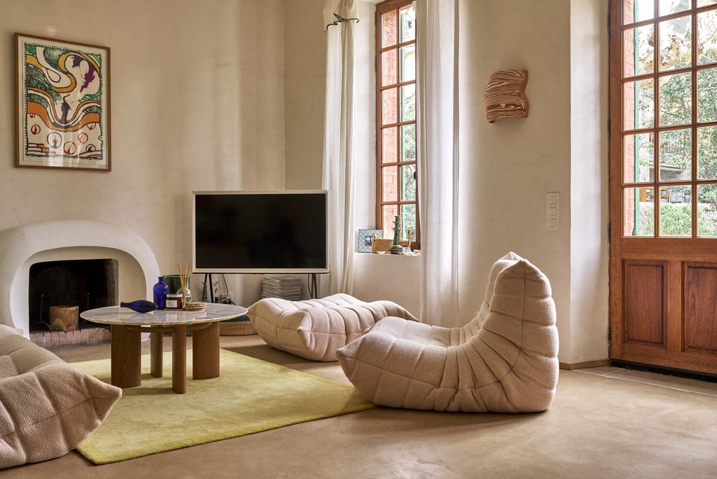 Bohemian Coastal charm living room