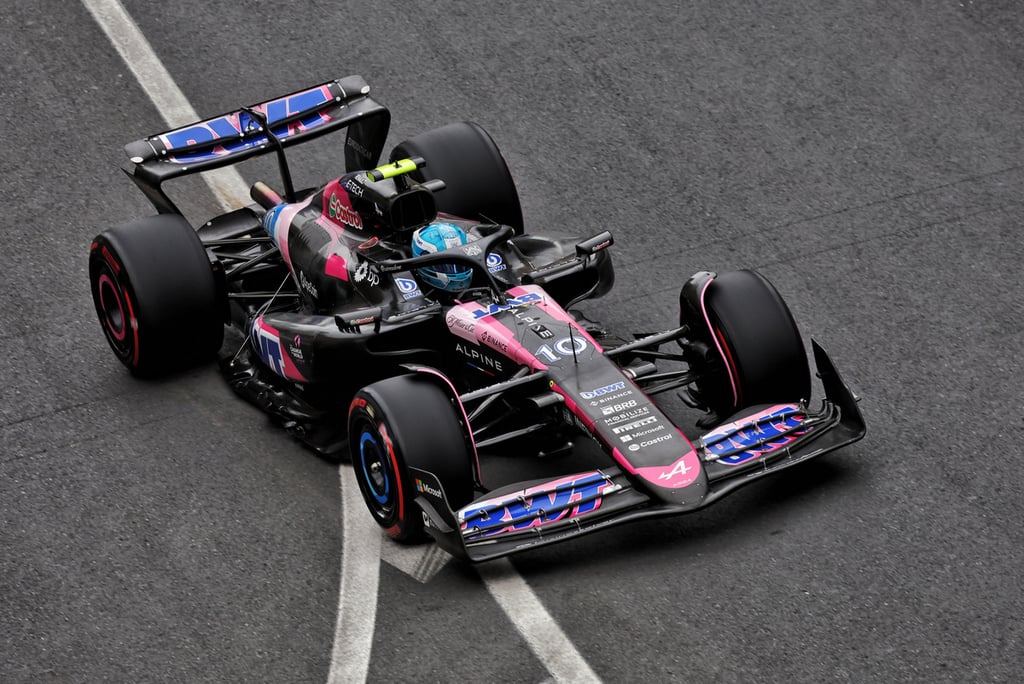 Pierre'as Gasly Alpine Formulė-1