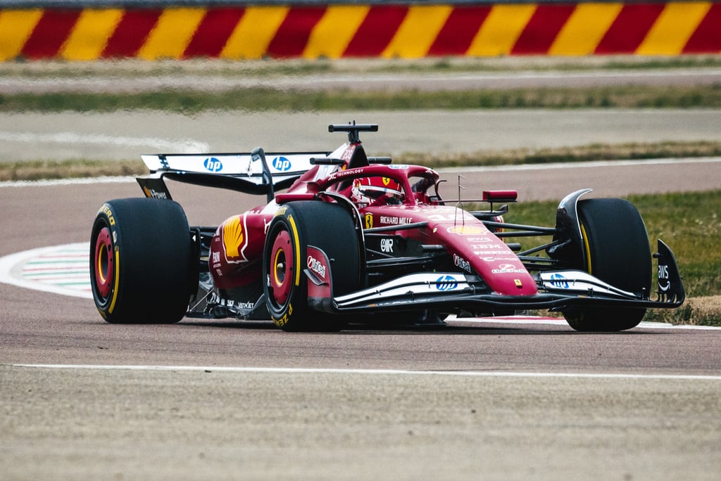 Charlesas Leclercas Ferrari Formulė-1 Fiorano