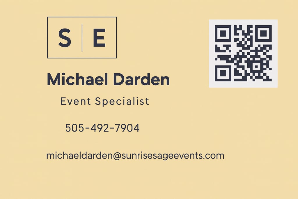 sunrise and sage business card 