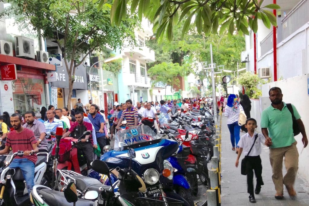 A CAPITAL: Malé é uma das cidades mais densamente povoadas do mundo.