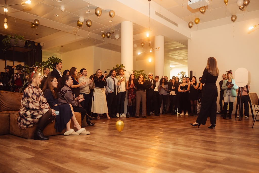 Discours lors d'une soirée d'entreprise