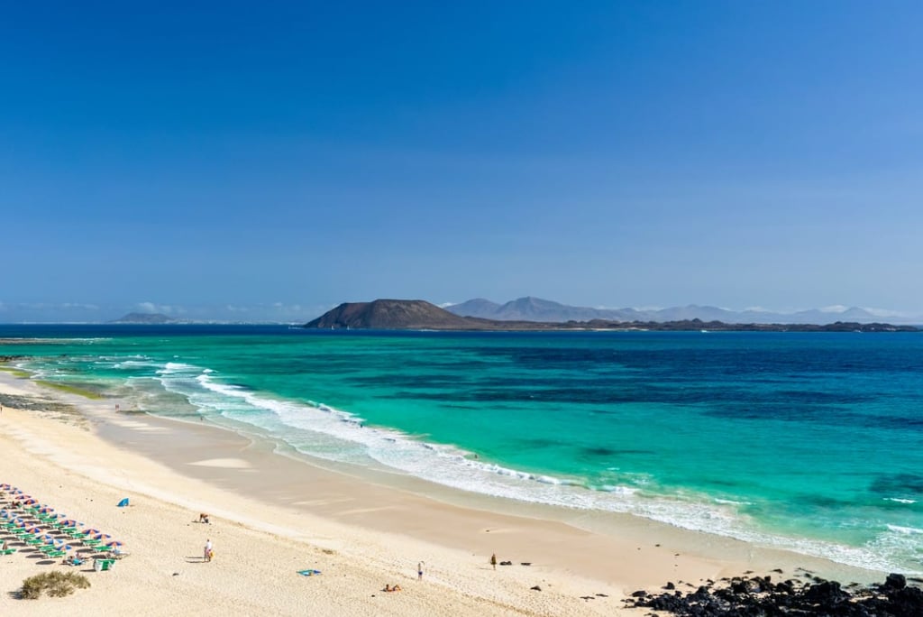 Playa del Medano, Fuerteventura, Canary Islands, Spain