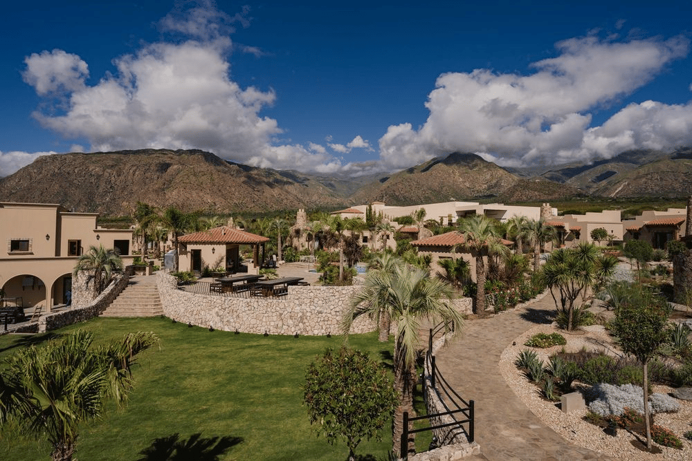 Piattelli Wine Resort in Salta, Argentina, featuring luxury villas surrounded by vineyards