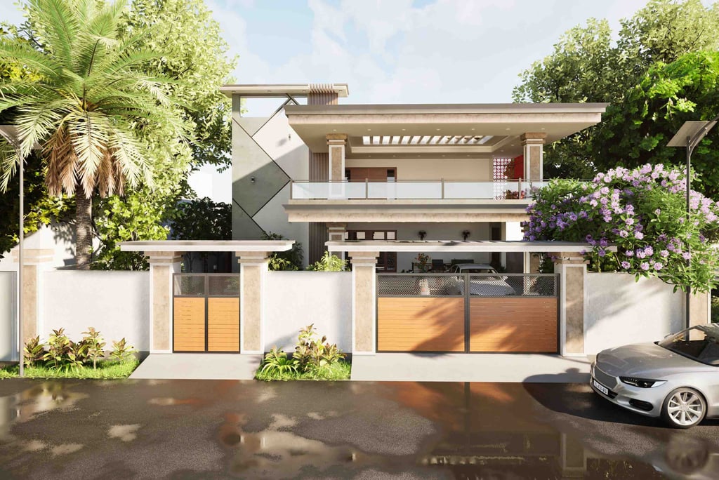 Exterior Elevation Design in 