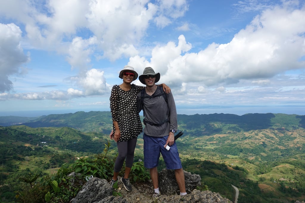 Enjoying the views from the Peak