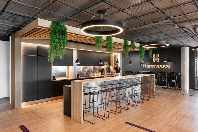 akustines grindys biurui