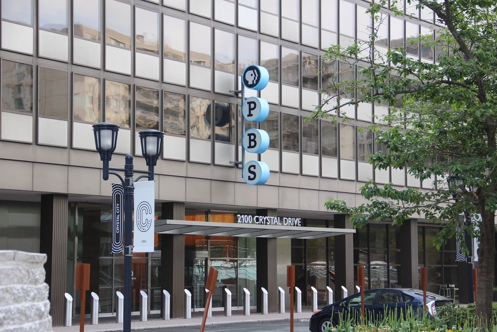 Former PBS headquarters in Crystal City, Virginia
