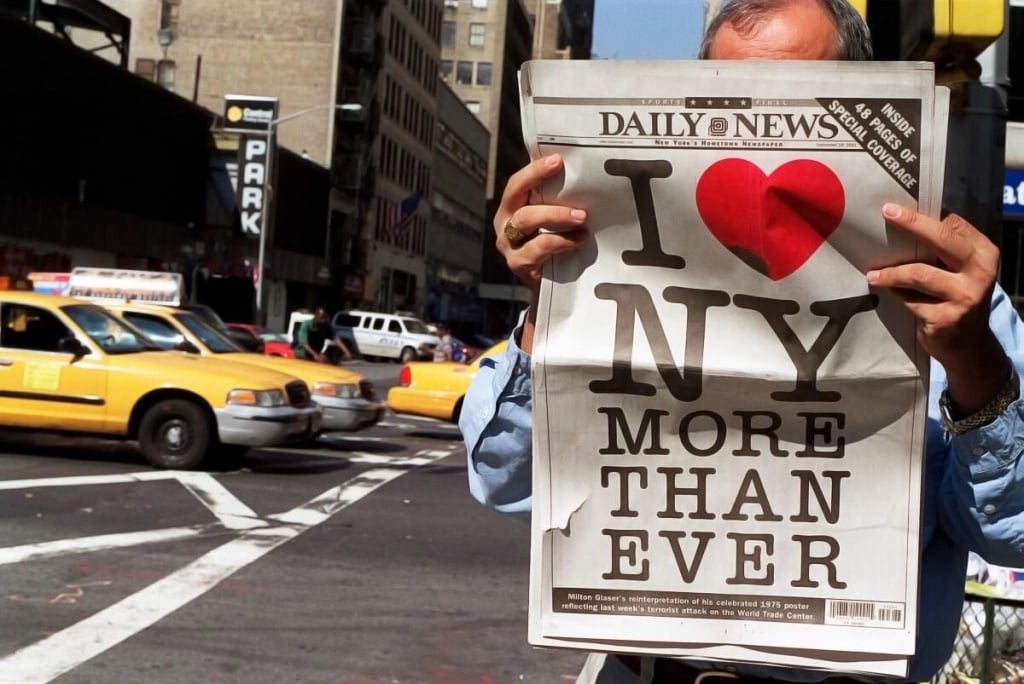 I Love New York Logo Newspaper FEVR Motion Graphics Services New York