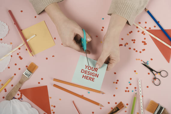 choosing materials for cards