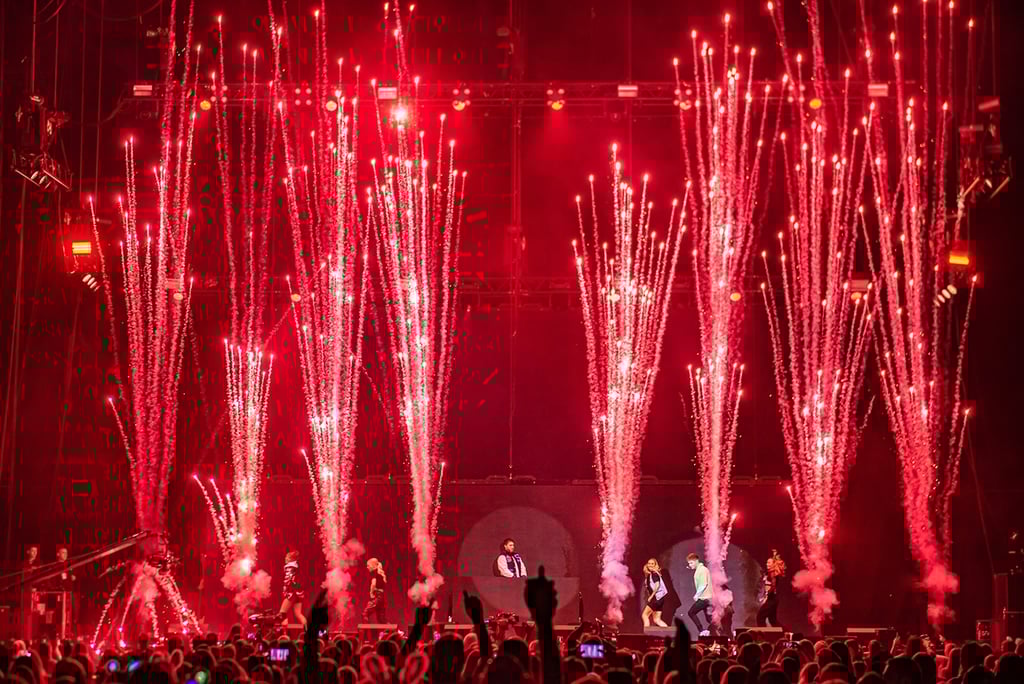 Pyrotechnie de scène