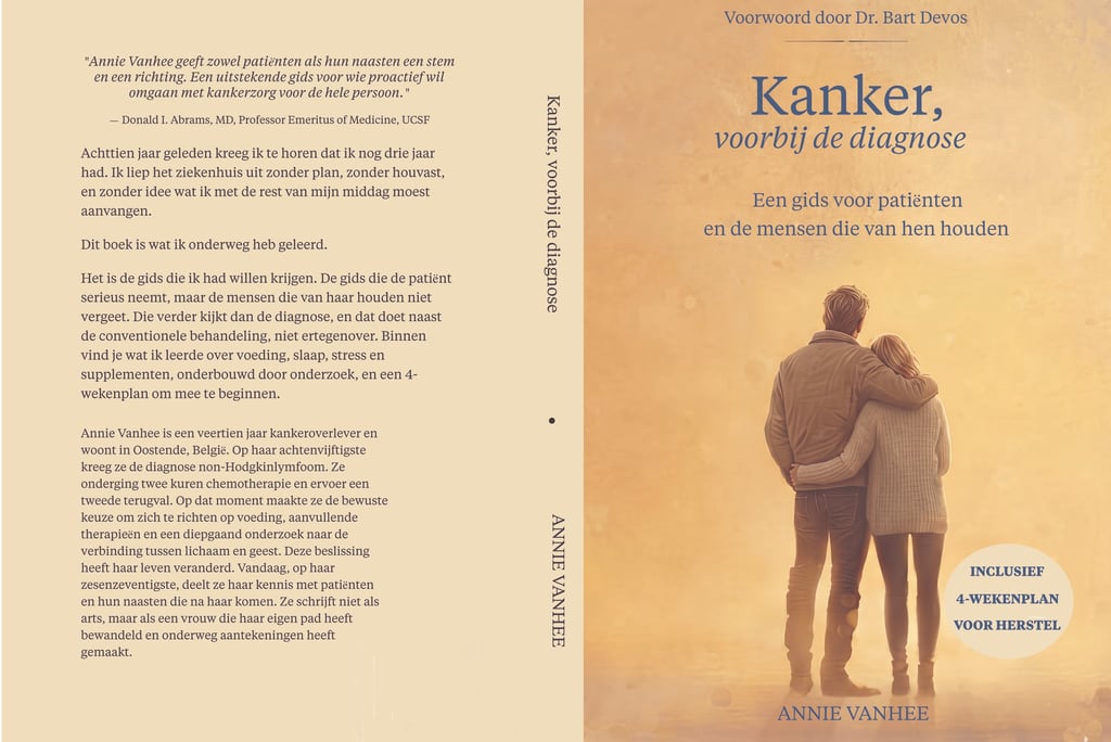 Cover van het boek Kanker, voorbij de diagnose van Annie Vanhee