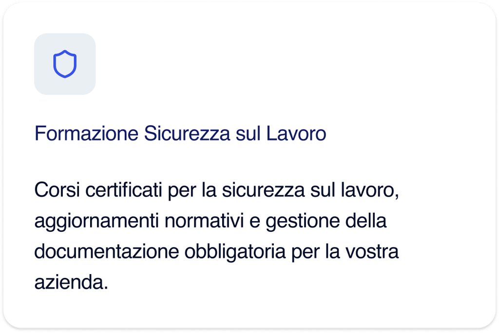 Consulenza sicurezza sul lavoro e sistemi ISO per aziende