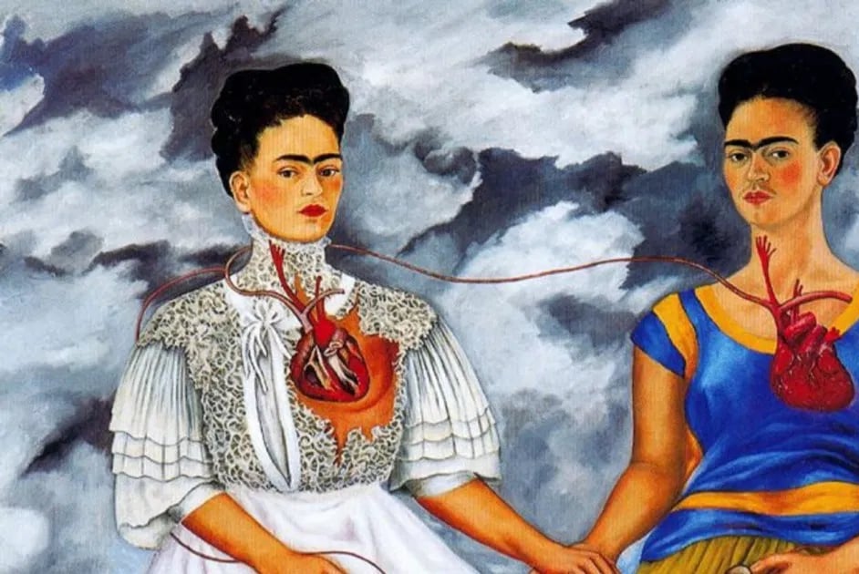 As Duas Fridas (1939) por Frida Kahlo
