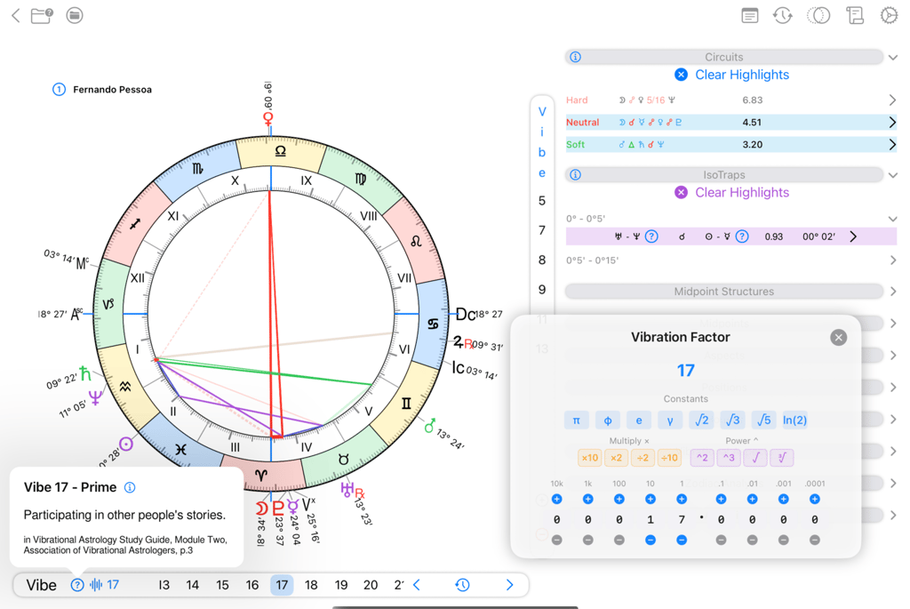 Funcionalidades avançadas específicas para Astrologia Vibracionalk