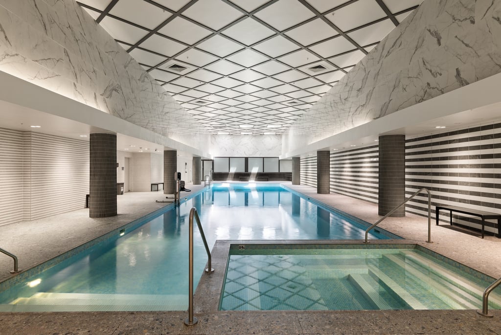 piscine, meriton, jacuzzi, lumière