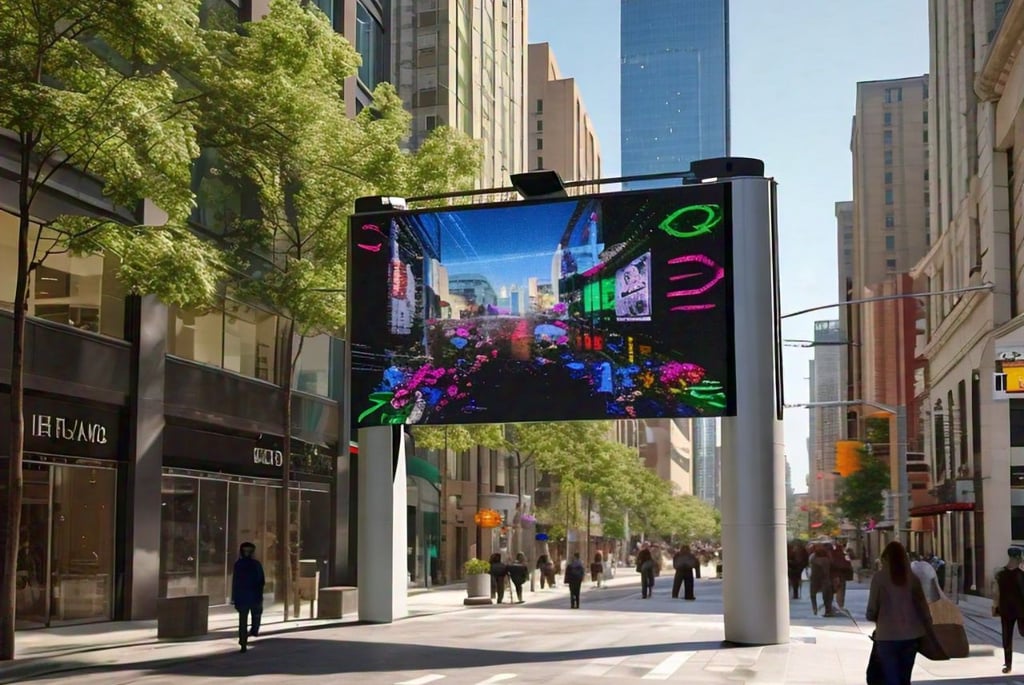 led advertising signs outdoor
