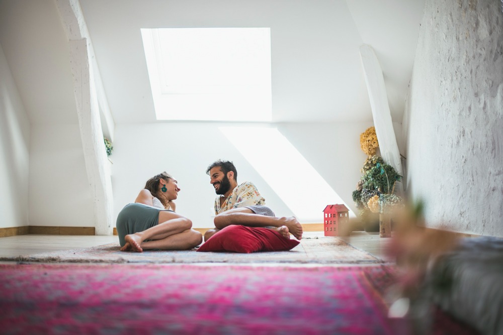 On papote avec Nina, à Moret