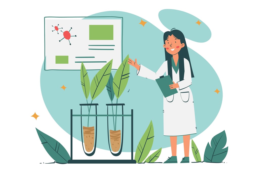 IGCSE Mathematics Online Tutoring students shown using IGCSE maths to study plants