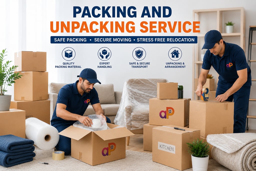 packing and unpacking