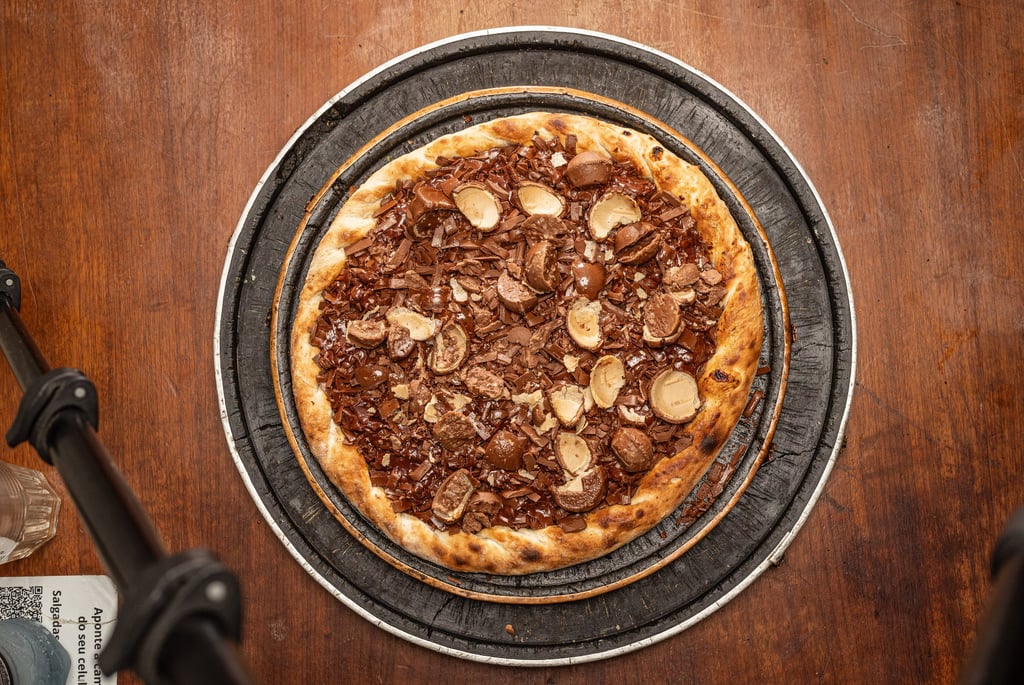 Pizzaria em Porto Alegre da Marquês Pizzaria , pizza doce deliciosa