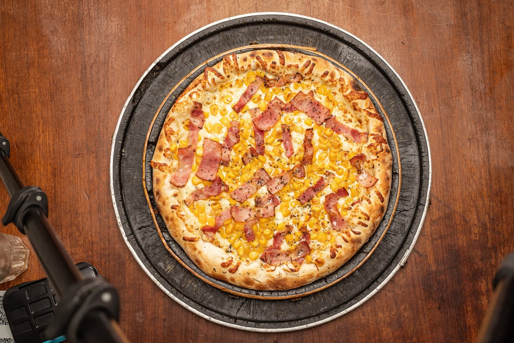 Pizzaria em Porto Alegre da Marquês Pizzaria com  milho e bacon