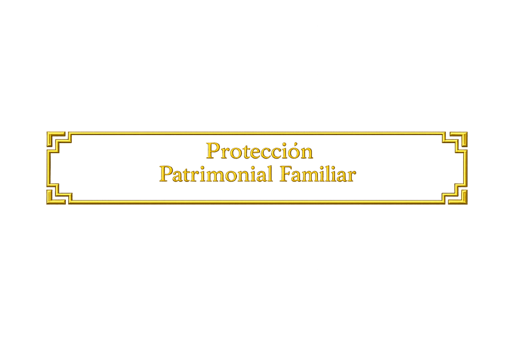 Protegemos el patrimonio familiar mediante soluciones preventivas y organización jurídica.