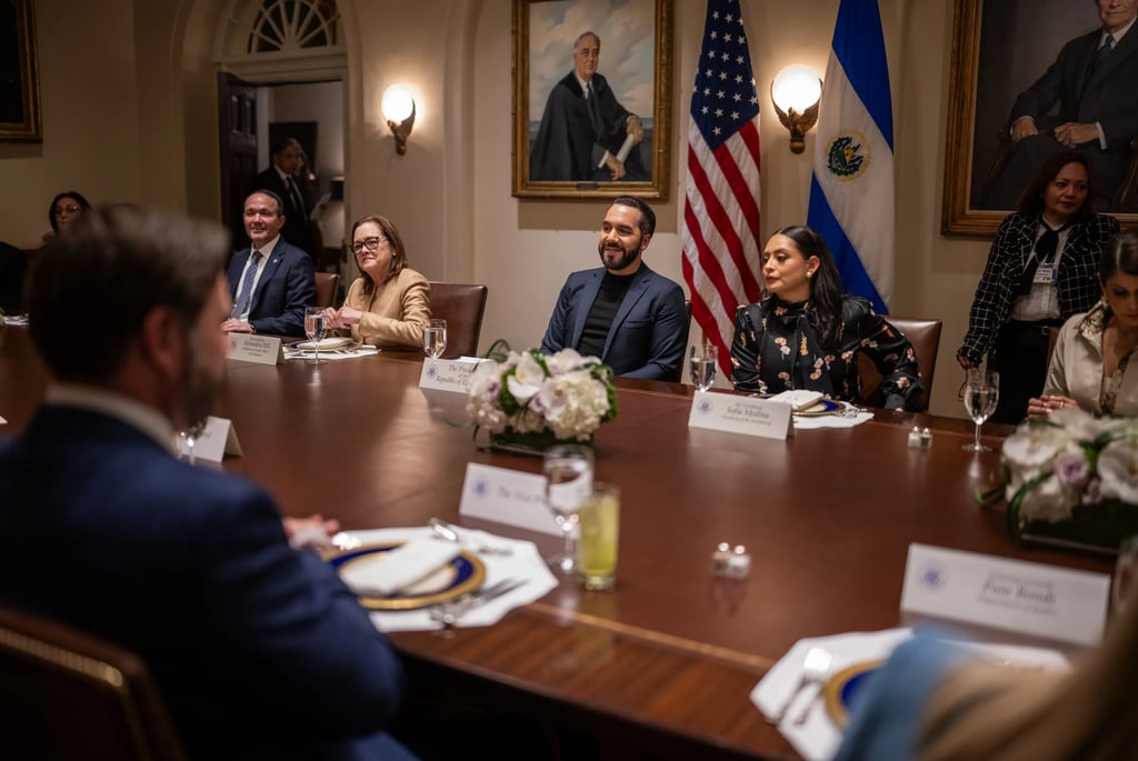 President Trump hosts a bilateral meeting with President Nayib Bukele of El Salvador