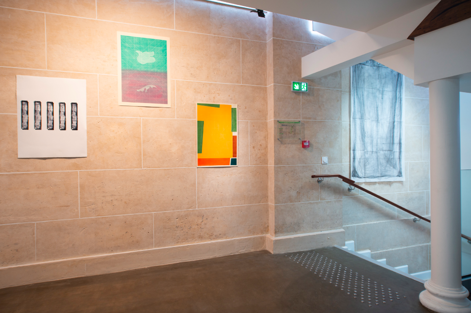 Double altéré Maxime Allain MArine Bikard Lise Terdjman fusain dessin exposition vue