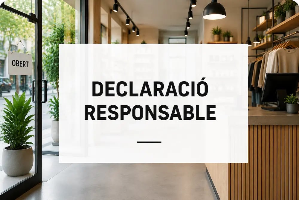 Declaració responsable d'activitat per obrir un local comercial a Osona