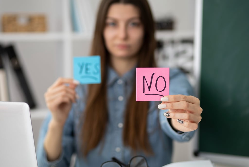 Saying NO
