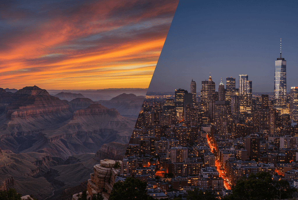 from the Grand Canyon to the big city, great places to visit