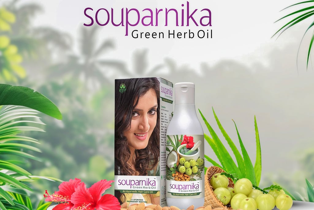 souparnika green herbal oil