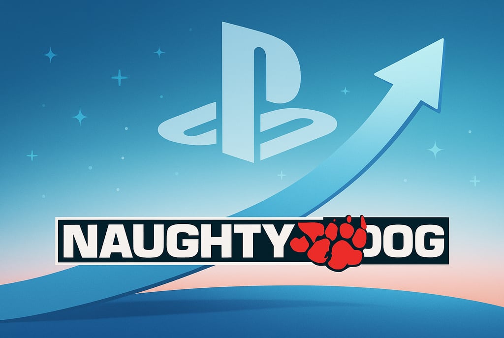 Naughty Dog como pilar criativo da PlayStation, destacando games single player e conexões com o audi
