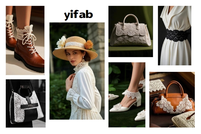 Lace Fabrics in Accessories: Trendy Ways to Add Lace to Bags, Shoes, Hats, and Belts