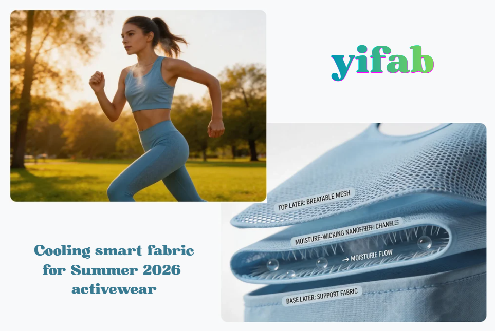 Cooling smart fabric for Summer 2026 activewear